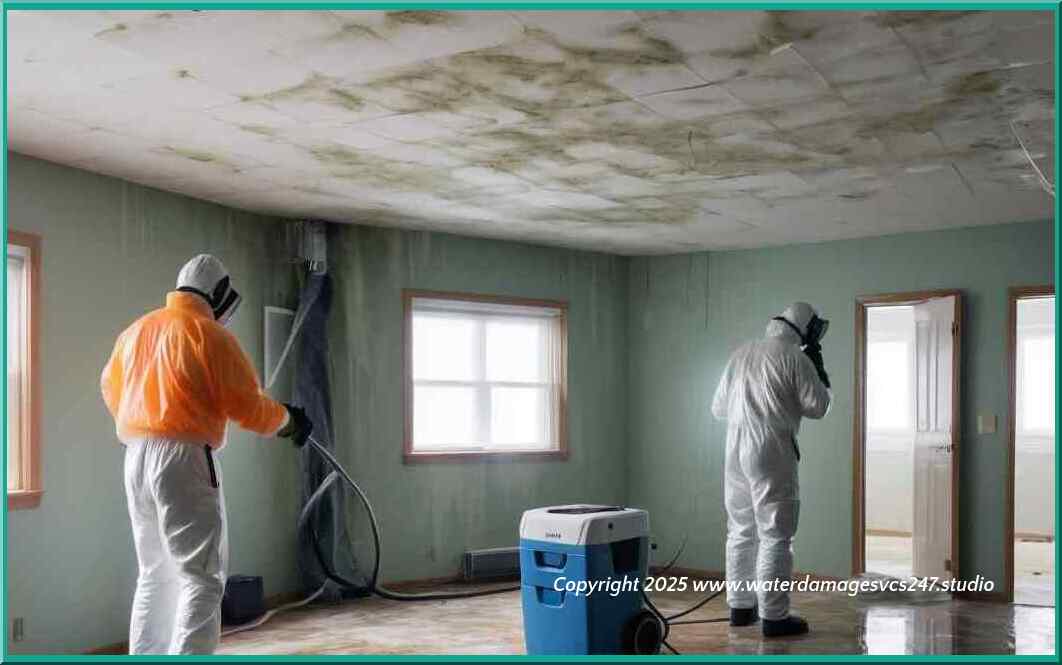 Enhanced Air Quality Achieved Through Effective Airborne Moisture Removal: A Key Benefit of Water Damage Restoration - Flooding Damage Restoration Services